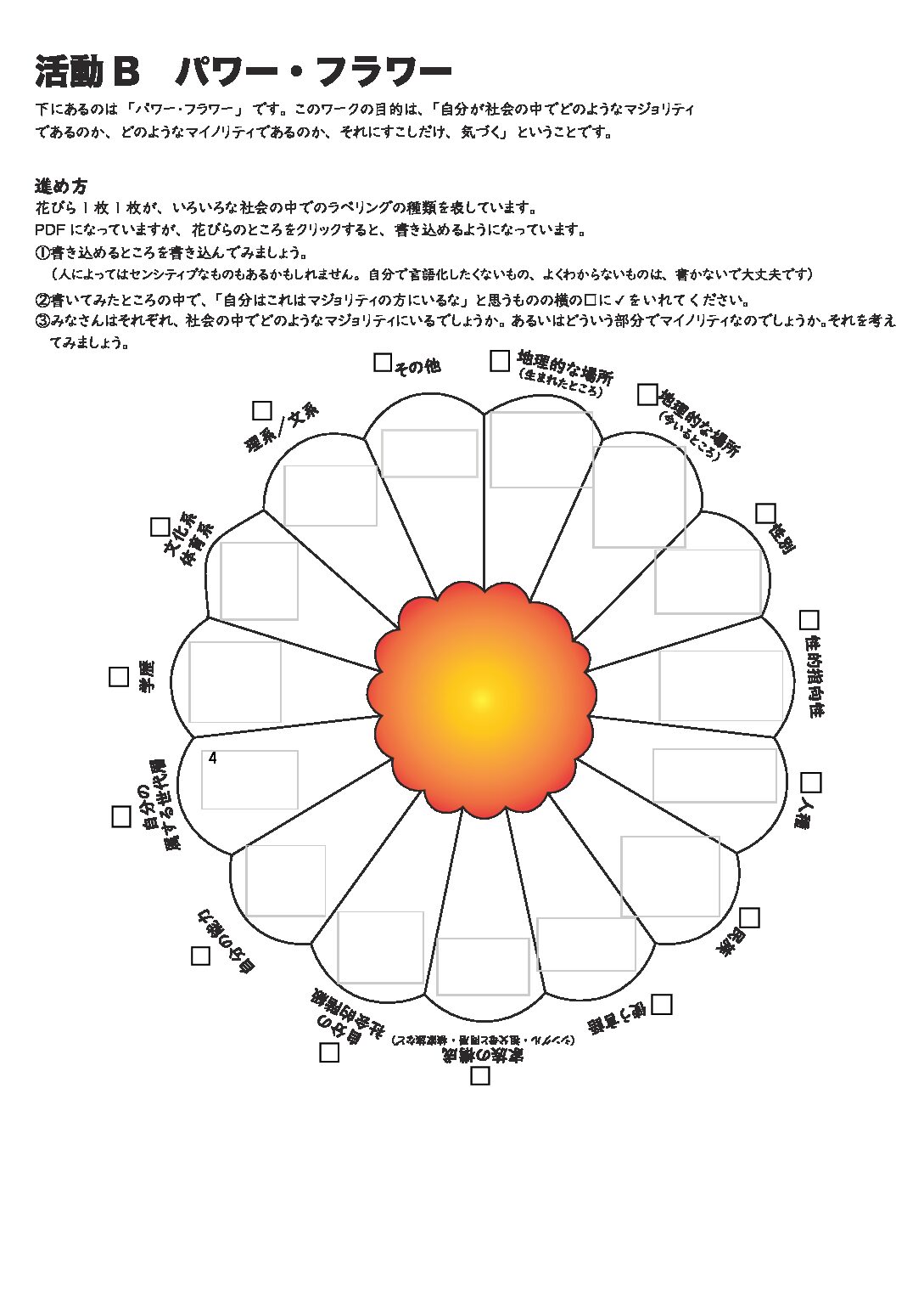 2020　外国人児童生徒への日本語教育　第1回　シートB